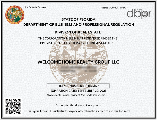 Licencia de Consuelo Vilar Broker